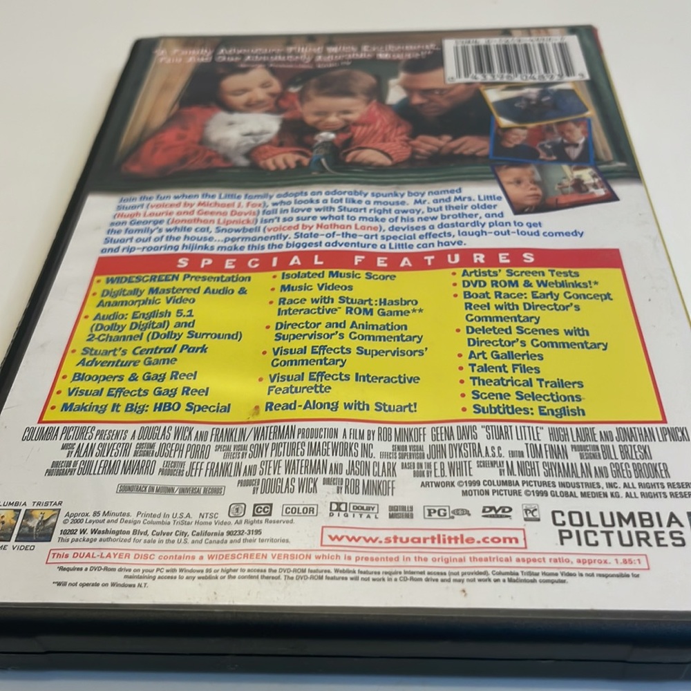 Stuart Little Dvd - Picture 2 of 2